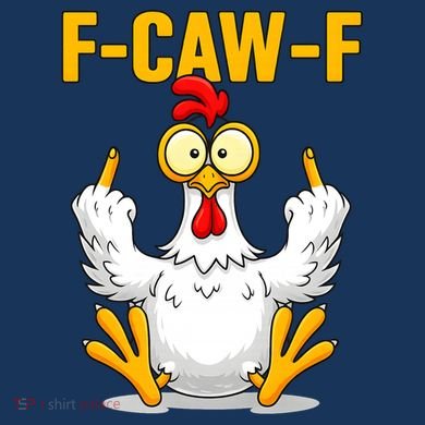 Quote Rooster Meme F-Caw-F Magnet