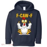 Quote Rooster Meme F-Caw-F Toddler Hoodie thumb 0