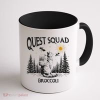 Quest Squad 4th Wing Wingleader Dragon Broccoli Coffee Mug thumb 1