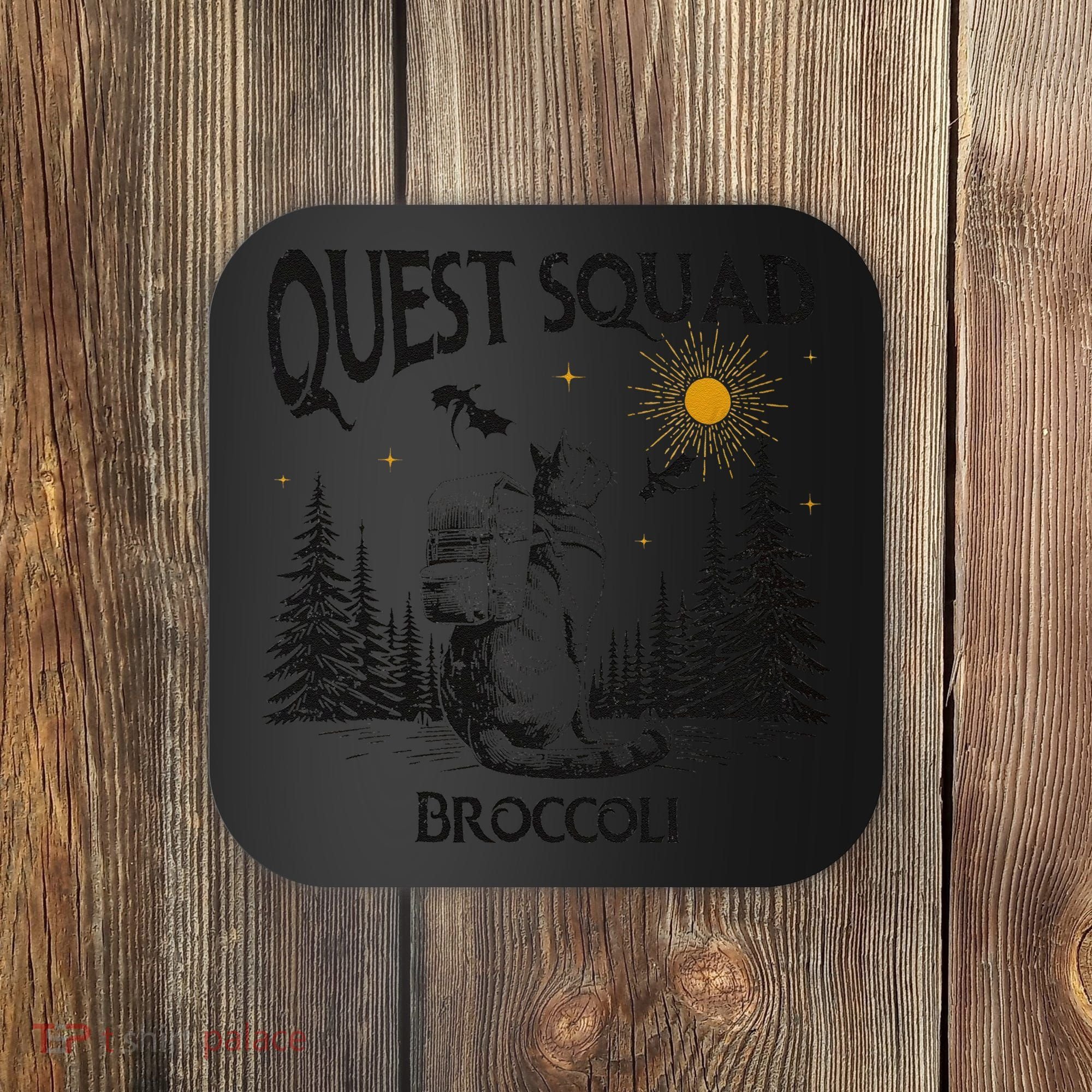 Quest Squad 4th Wing Wingleader Dragon Broccoli Coaster