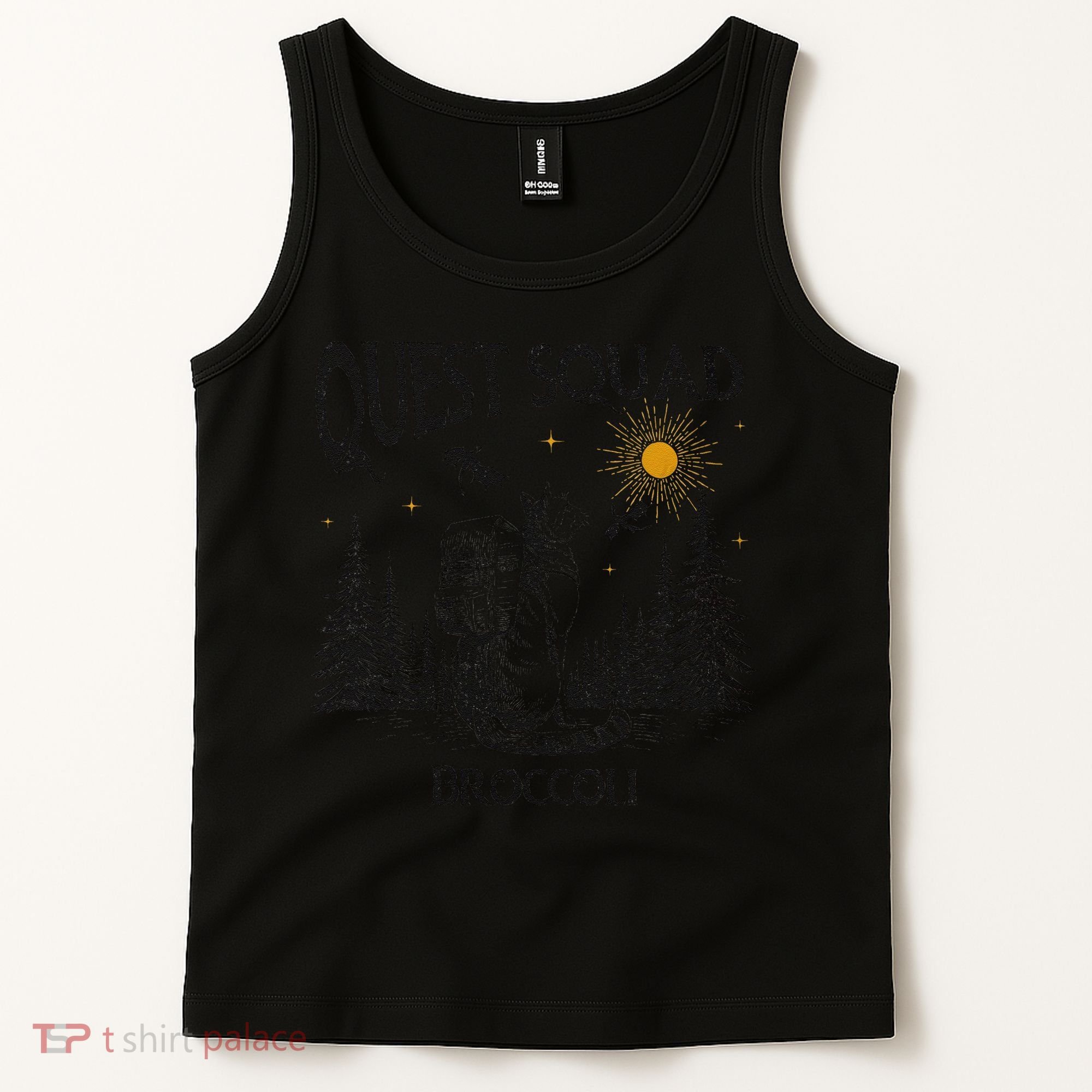 Quest Squad 4th Wing Wingleader Dragon Broccoli Tank Top