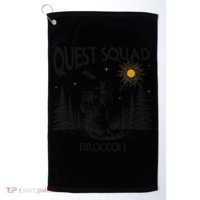 Quest Squad 4th Wing Wingleader Dragon Broccoli Golf Towel