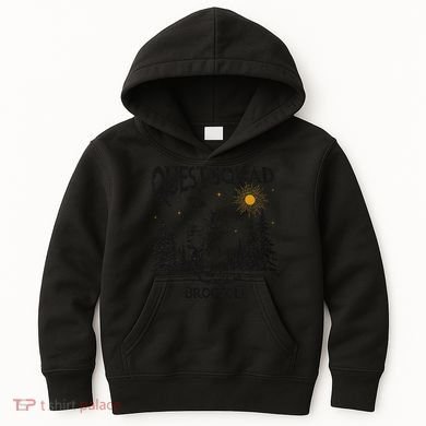 Quest Squad 4th Wing Wingleader Dragon Broccoli Kids Hoodie