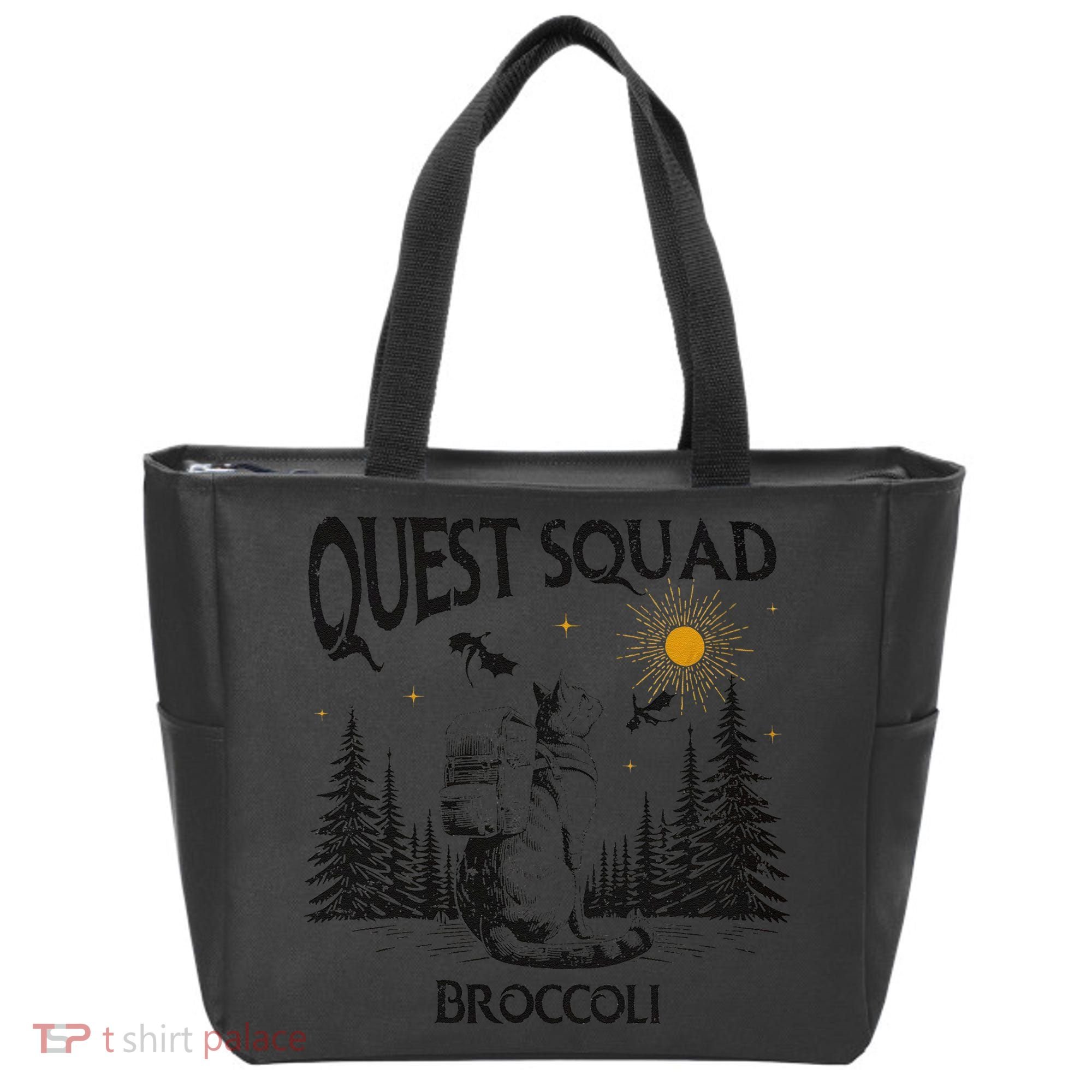 Quest Squad 4th Wing Wingleader Dragon Broccoli Tote Bag