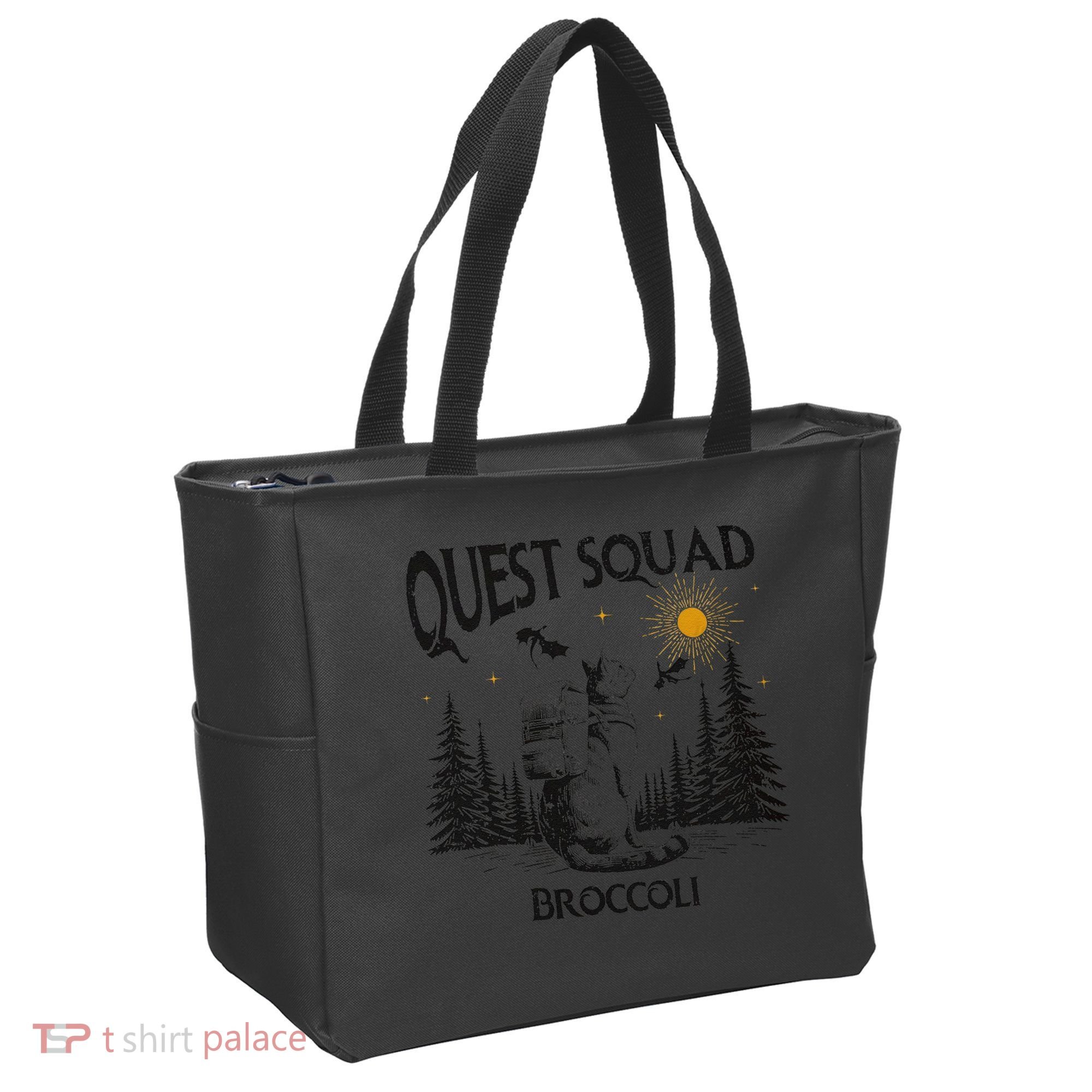 Quest Squad 4th Wing Wingleader Dragon Broccoli Tote Bag
