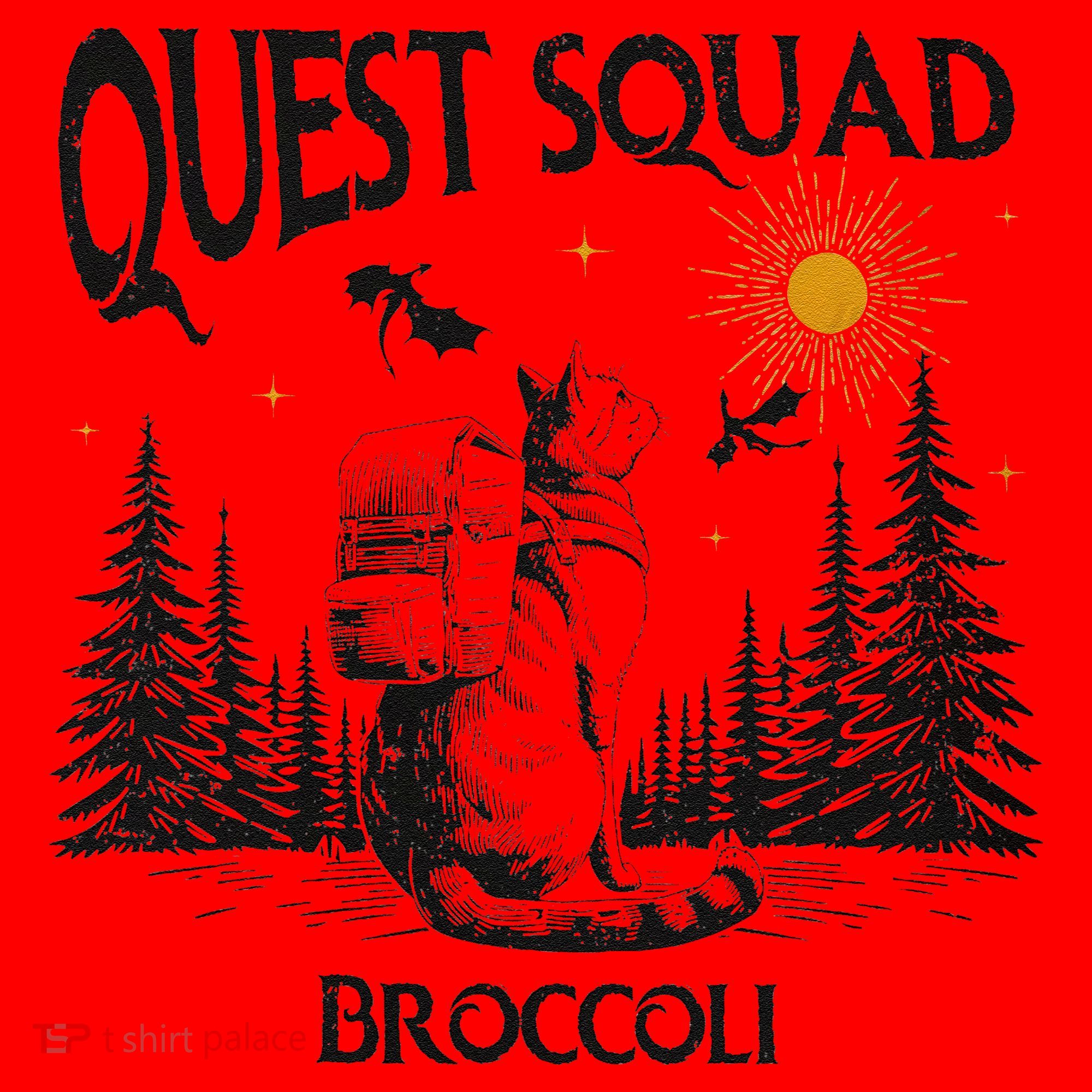 Quest Squad 4th Wing Wingleader Dragon Broccoli Santa Hat
