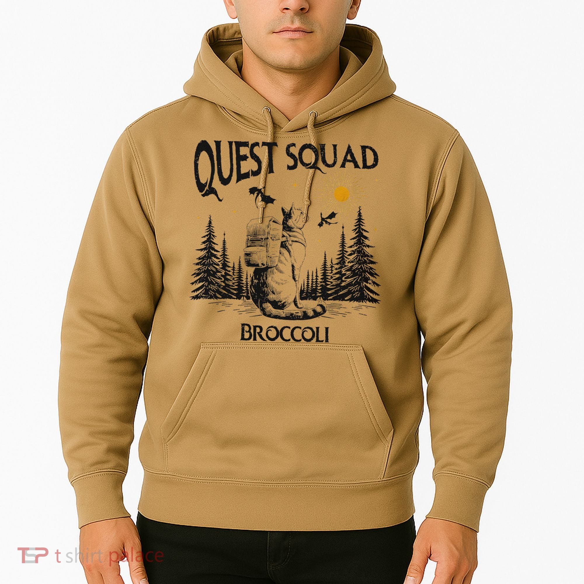 Quest Squad 4th Wing Wingleader Dragon Broccoli Hoodie