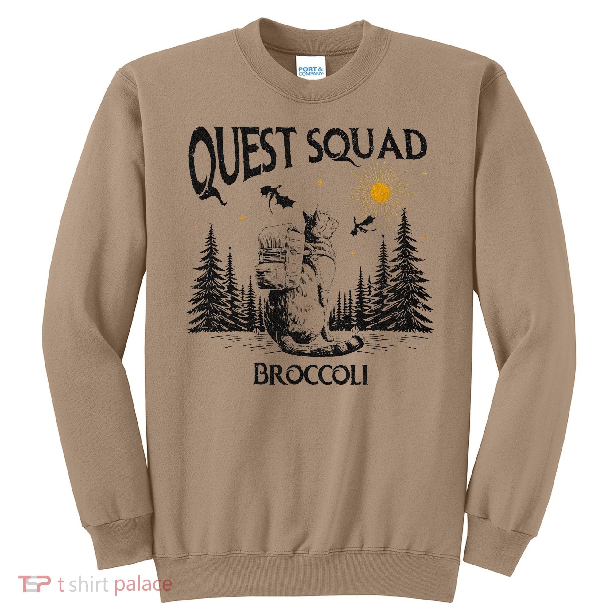 Quest Squad 4th Wing Wingleader Dragon Broccoli Sweatshirt