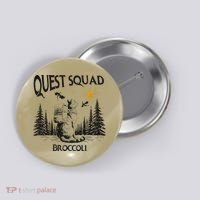 Quest Squad 4th Wing Wingleader Dragon Broccoli Button thumb 0