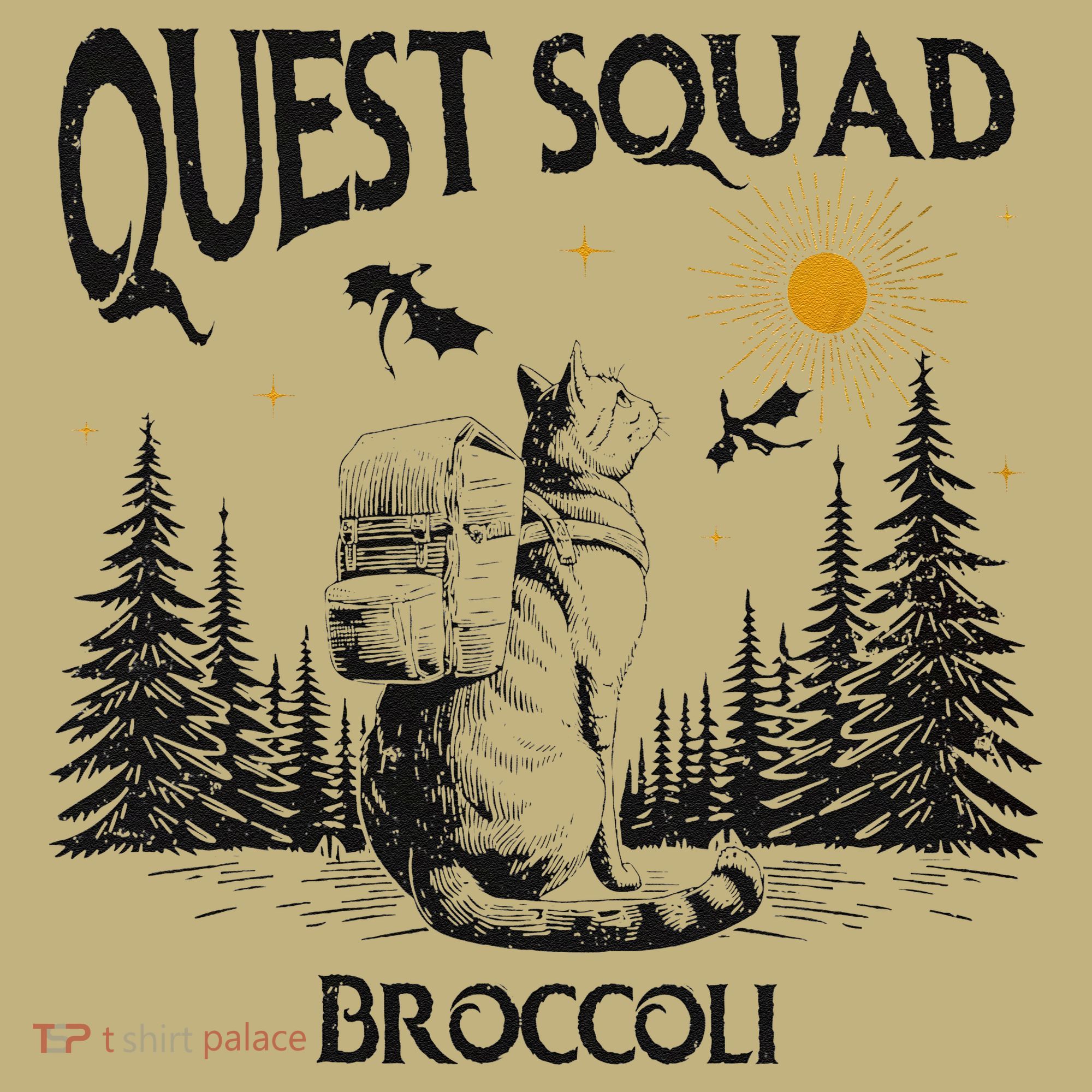 Quest Squad 4th Wing Wingleader Dragon Broccoli Button