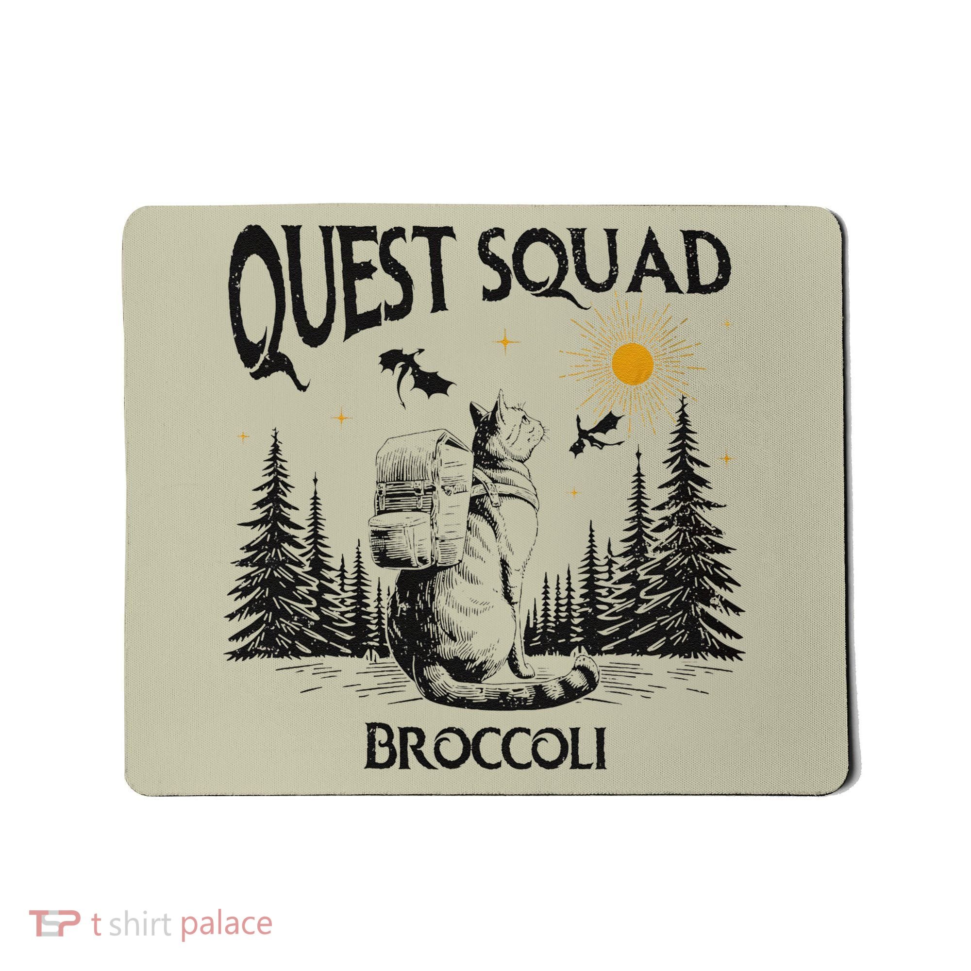 Quest Squad 4th Wing Wingleader Dragon Broccoli Mousepad