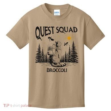 Quest Squad 4th Wing Wingleader Dragon Broccoli Kids T-Shirt