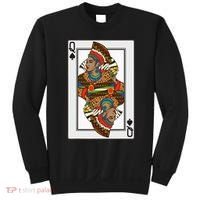 Queen Spades African American Card Halloween Gift Sweatshirt thumb 0