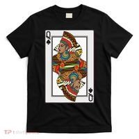 Queen Spades African American Card Halloween Gift T-Shirt thumb 0