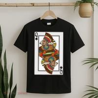 Queen Spades African American Card Halloween Gift T-Shirt thumb 2