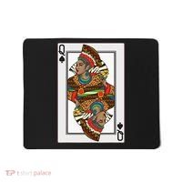 Queen Spades African American Card Halloween Gift Mousepad thumb 0