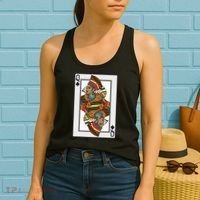 Queen Spades African American Card Halloween Gift Women's Tank Top thumb 2