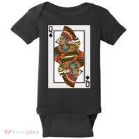 Queen Spades African American Card Halloween Gift Baby Bodysuit thumb 0