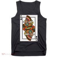 Queen Spades African American Card Halloween Gift Tank Top thumb 0