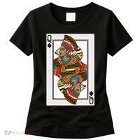 Queen Spades African American Card Halloween Gift Women's T-Shirt thumb 0