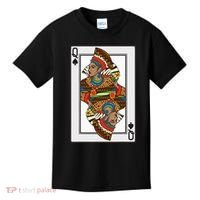Queen Spades African American Card Halloween Gift Kids T-Shirt thumb 0
