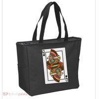 Queen Spades African American Card Halloween Gift Tote Bag thumb 2