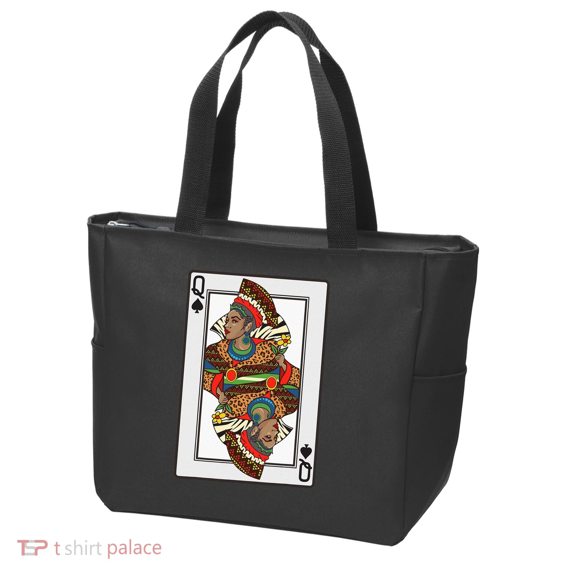 Queen Spades African American Card Halloween Gift Tote Bag