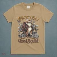 Quest Squad Broccoli Funny Cat Meme Cat Lover Bookworms T-Shirt thumb 5