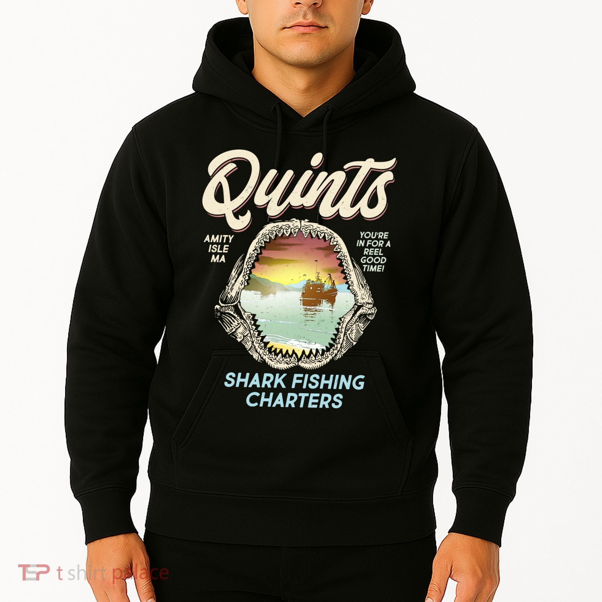 Quints Shark Fishing Charters Hoodie