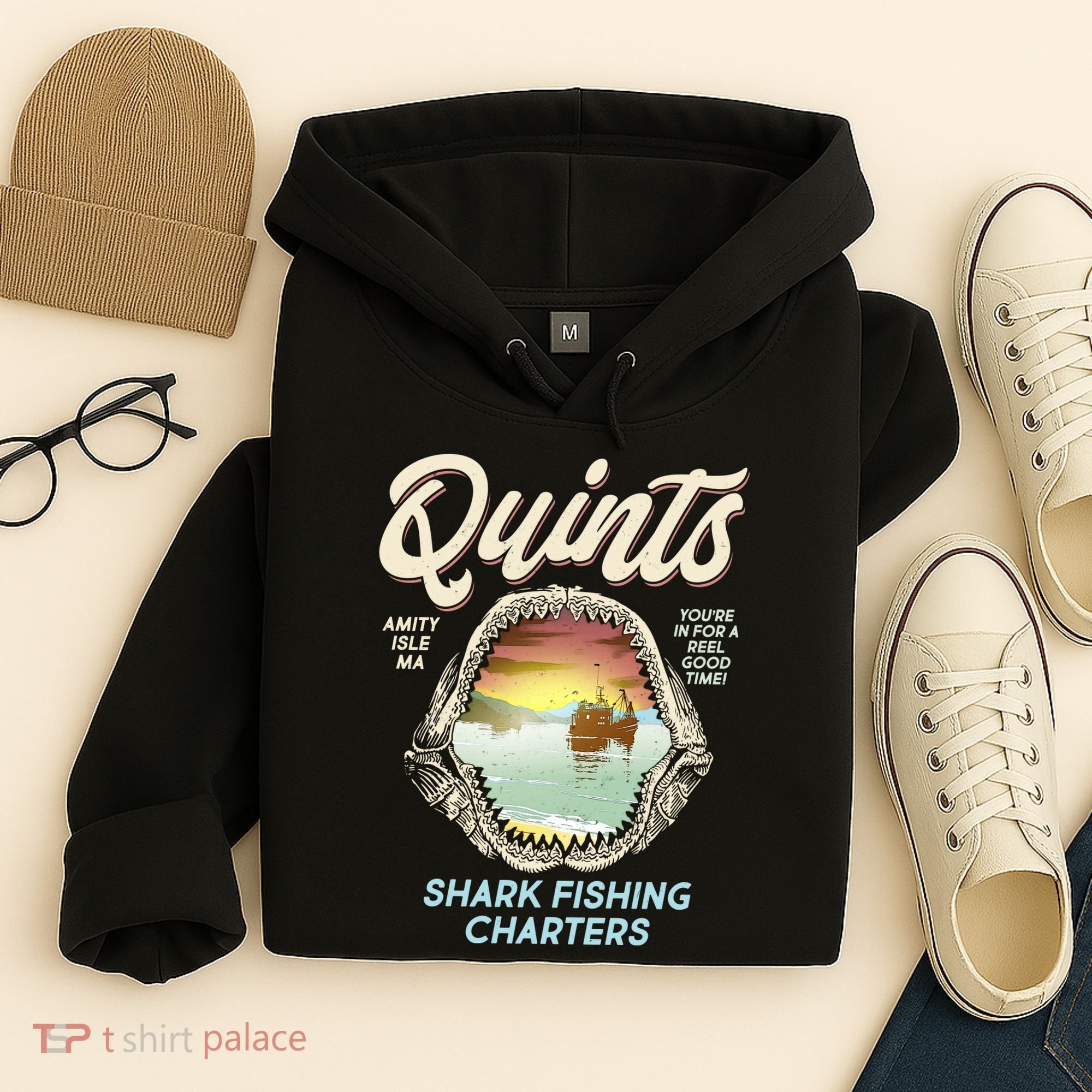 Quints Shark Fishing Charters Hoodie