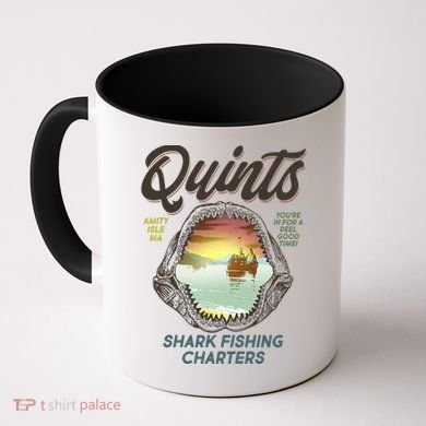 Quints Shark Fishing Charters Coffee Mug