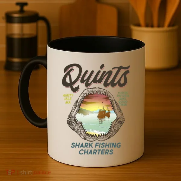 Quints Shark Fishing Charters Coffee Mug