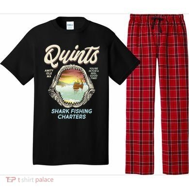 Quints Shark Fishing Charters Pajama Set