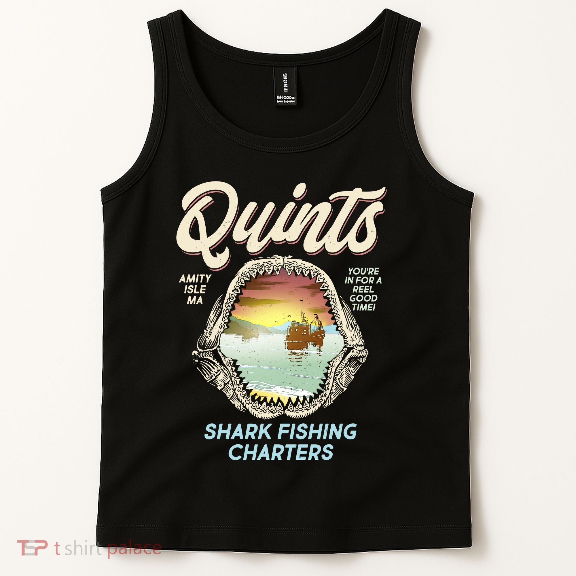 Quints Shark Fishing Charters Tank Top