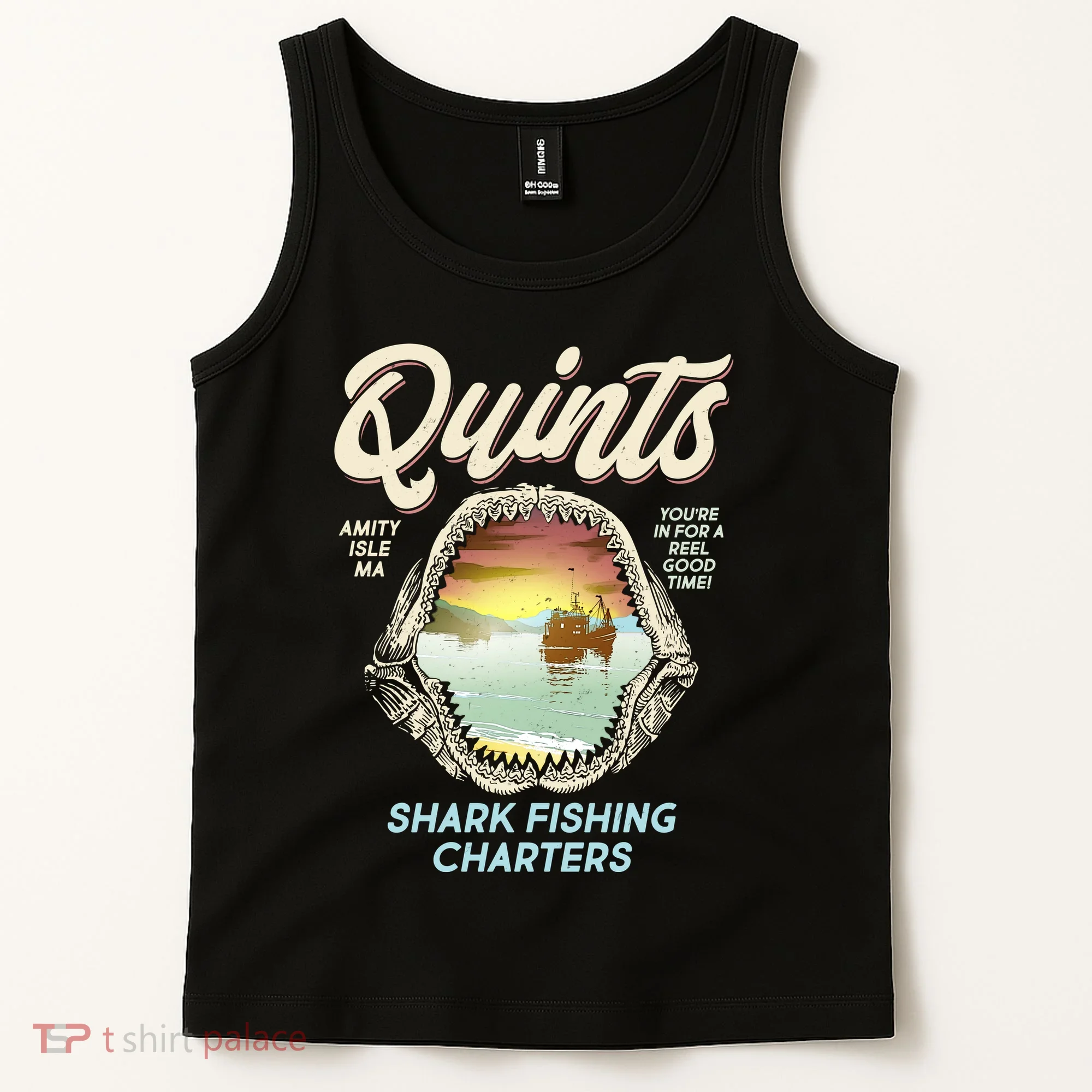 Quints Shark Fishing Charters Tank Top