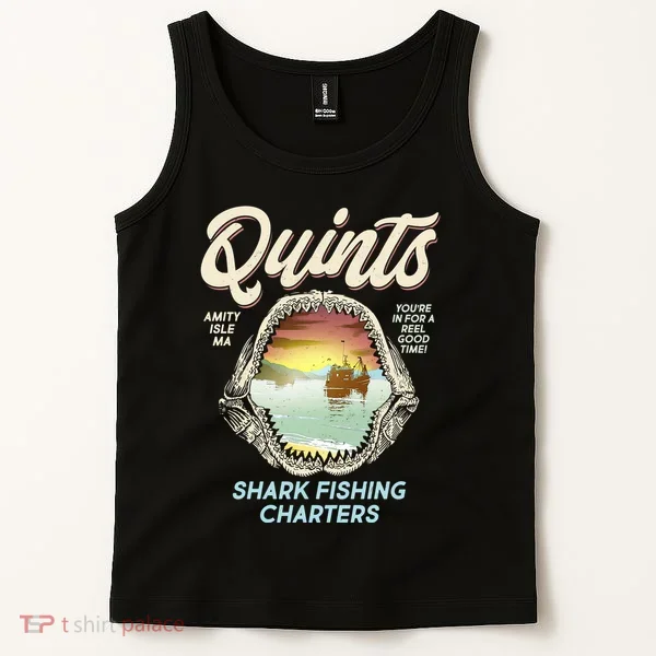 Quints Shark Fishing Charters Tank Top