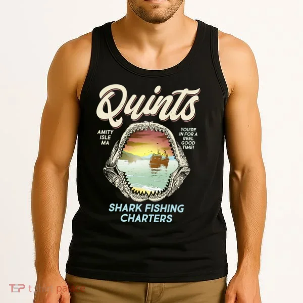 Quints Shark Fishing Charters Tank Top