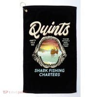 Quints Shark Fishing Charters Golf Towel thumb 0