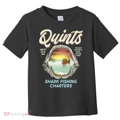 Quints Shark Fishing Charters Toddler T-Shirt
