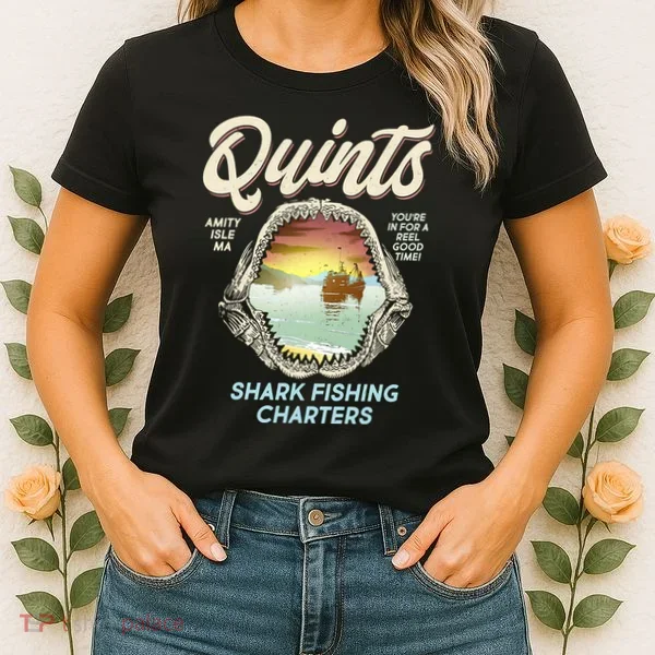 Quints Shark Fishing Charters Women's T-Shirt