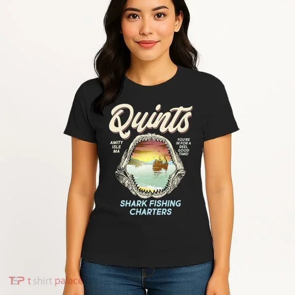 Quints Shark Fishing Charters Women's T-Shirt