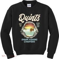 Quints Shark Fishing Charters Kids Sweatshirt thumb 0
