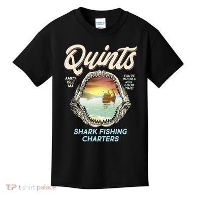 Quints Shark Fishing Charters Kids T-Shirt