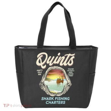 Quints Shark Fishing Charters Tote Bag