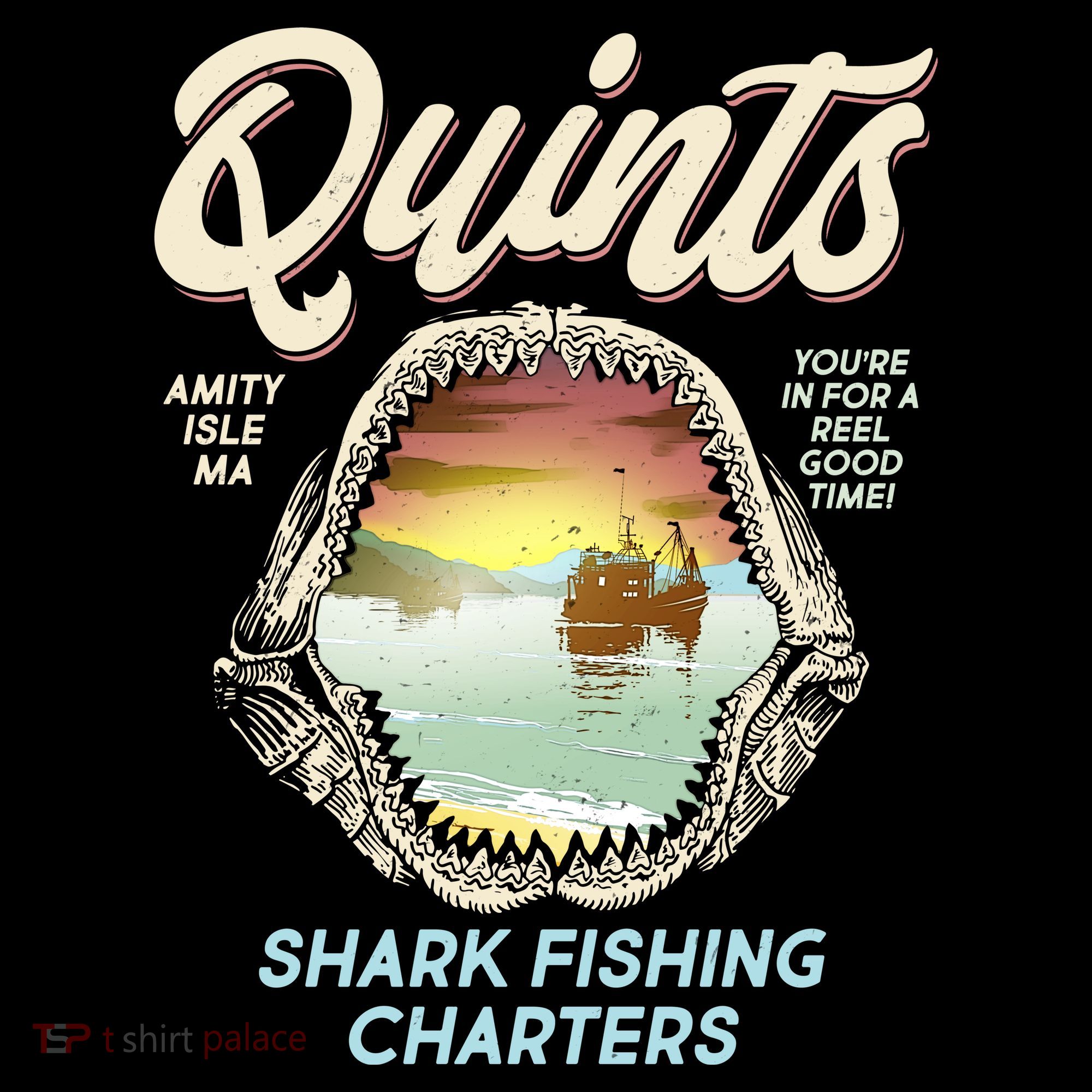 Quints Shark Fishing Charters Tote Bag
