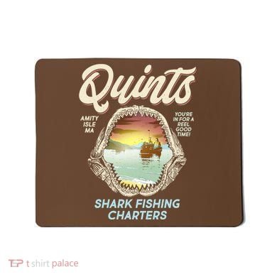 Quints Shark Fishing Charters Mousepad