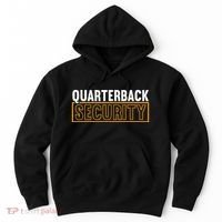 Quarterback Security Football Lineman Line Players Hoodie thumb 0