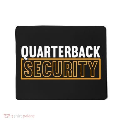 Quarterback Security Football Lineman Line Players Mousepad