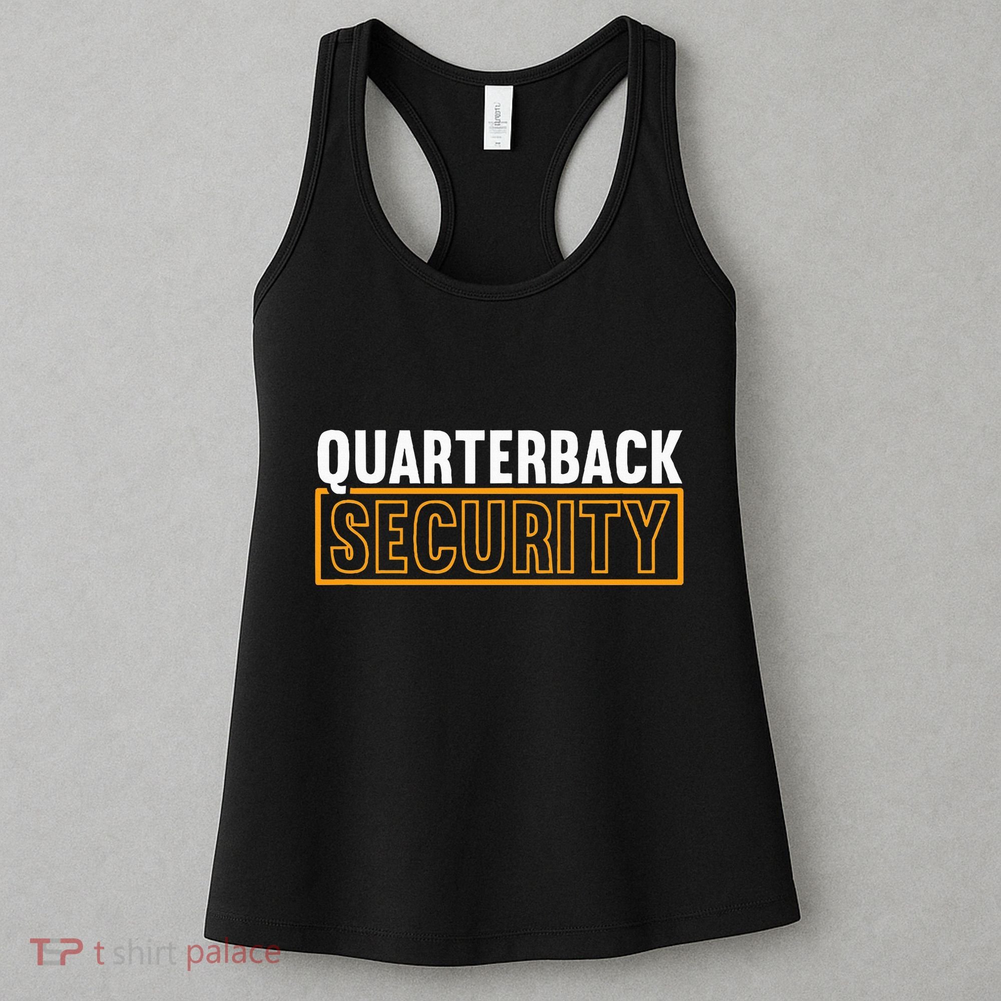 Quarterback Security Football Lineman Line Players Women's Tank Top