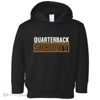 Quarterback Security Football Lineman Line Players Toddler Hoodie thumb 0